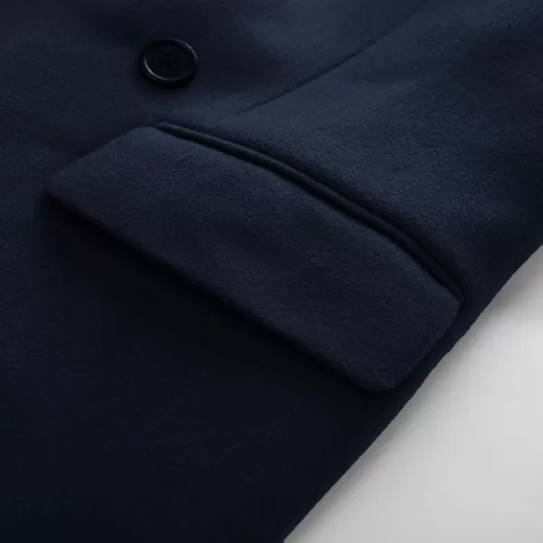 PJ PAUL JONES Men's Double Breasted Overcoat Classic Long Trench Coat