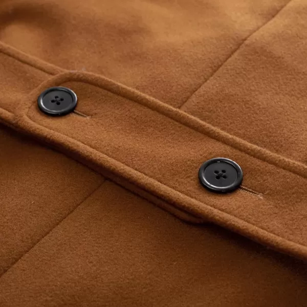PJ PAUL JONES Men's Double Breasted Overcoat Classic Long Trench Coat
