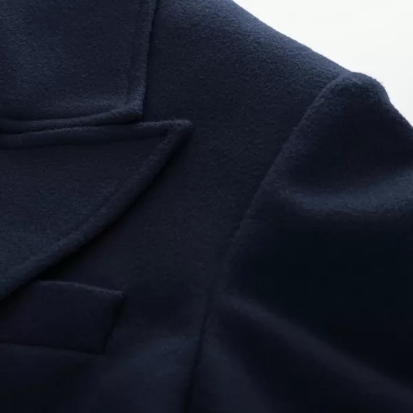 PJ PAUL JONES Men's Double Breasted Overcoat Classic Long Trench Coat