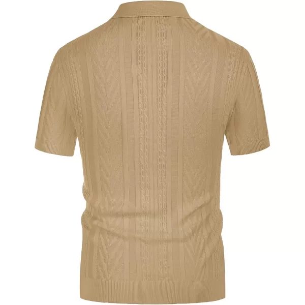 PJ PAUL JONES Mens Knitted Polo Shirt Short Sleeve Knit Texture Shirt Men Knitting Golf T Shirts