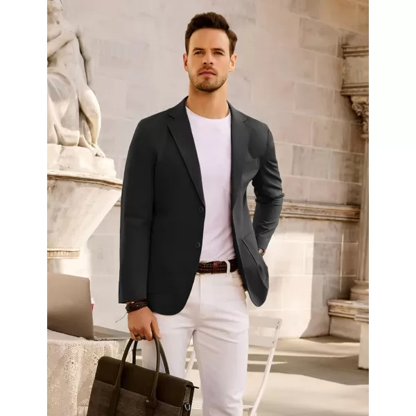 PJ PAUL JONES Men's Lightweight Sport Coat Casual Blazer Two Button Suit Jacket Regular Fit Sportcoat Machine Washable