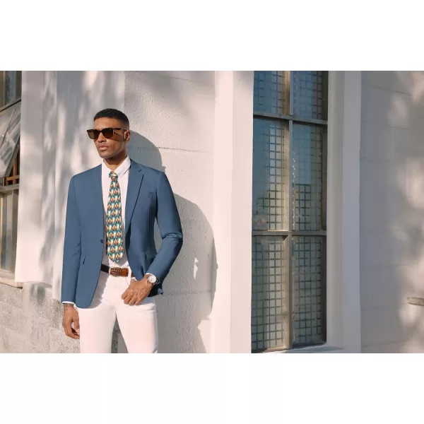 PJ PAUL JONES Men's Lightweight Sport Coat Casual One Button Blazer Breathable Sportcoat