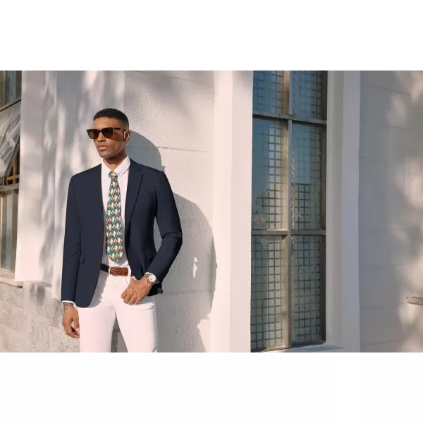 PJ PAUL JONES Men's Lightweight Sport Coat Casual One Button Blazer Breathable Sportcoat