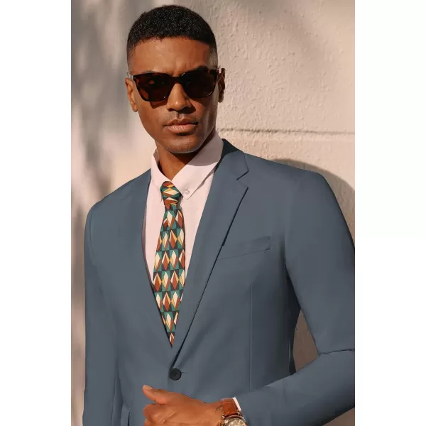 PJ PAUL JONES Men's Lightweight Sport Coat Casual One Button Blazer Breathable Sportcoat