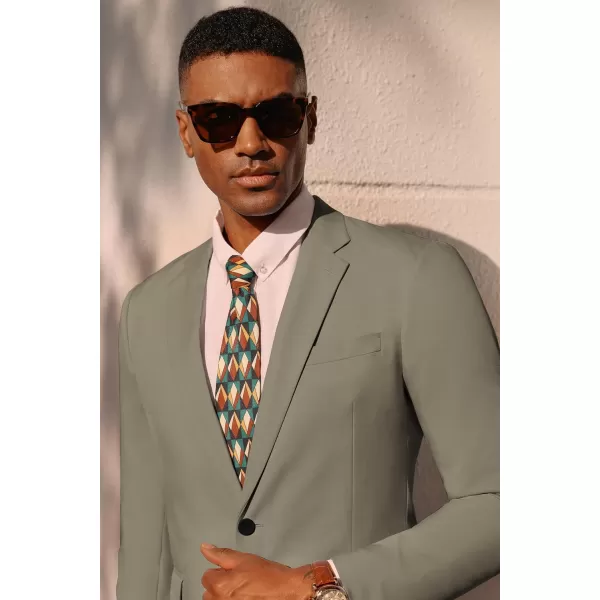 PJ PAUL JONES Men's Lightweight Sport Coat Casual One Button Blazer Breathable Sportcoat
