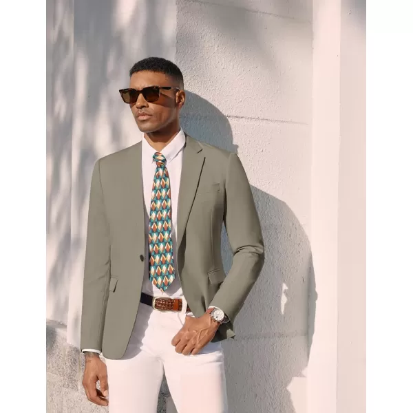 PJ PAUL JONES Men's Lightweight Sport Coat Casual One Button Blazer Breathable Sportcoat
