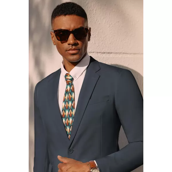 PJ PAUL JONES Men's Lightweight Sport Coat Casual One Button Blazer Breathable Sportcoat