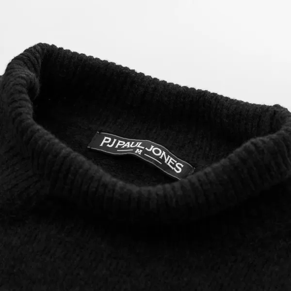 PJ PAUL JONES Men's Mock Turtleneck Sweater Long Sleeve Undershirts Wool Blend Pullover Sweaters