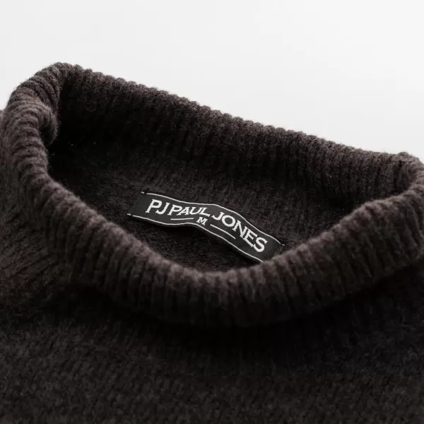 PJ PAUL JONES Men's Mock Turtleneck Sweater Long Sleeve Undershirts Wool Blend Pullover Sweaters