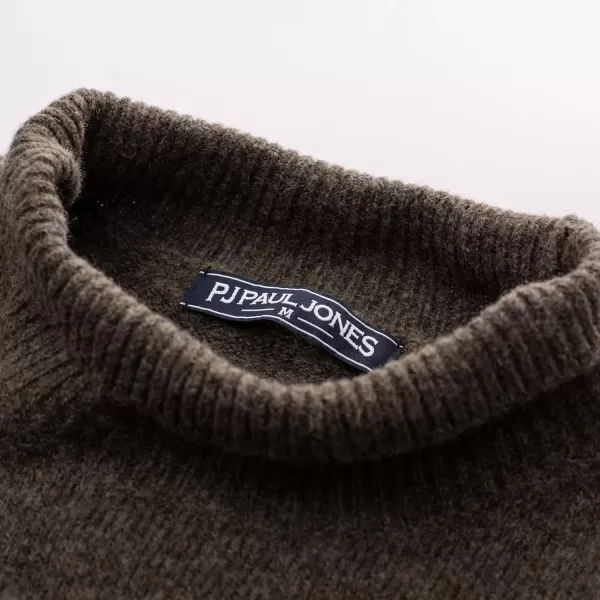 PJ PAUL JONES Men's Mock Turtleneck Sweater Long Sleeve Undershirts Wool Blend Pullover Sweaters