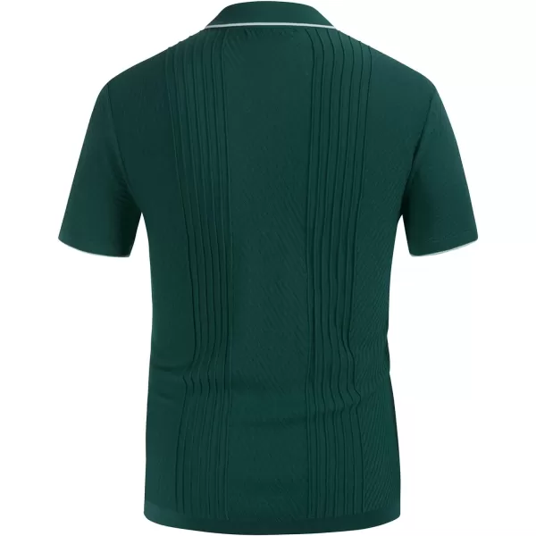 PJ PAUL JONES Men's Polo Shirt Button Down Knit Shirt Casual Summer Beach Golf Polo