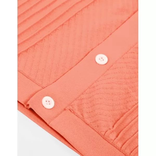 PJ PAUL JONES Men's Polo Shirt Button Down Knit Shirt Casual Summer Beach Golf Polo