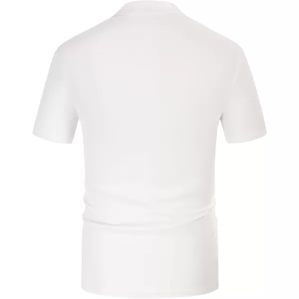 PJ PAUL JONES Mens Polo Shirt Short Sleeve Performance Golf Polo Shirts Daily CasualWear