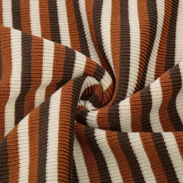 PJ PAUL JONES Men's Polo Shirts Retro Knit Shirt Vintage Striped Shirt