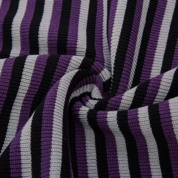 PJ PAUL JONES Men's Polo Shirts Retro Knit Shirt Vintage Striped Shirt