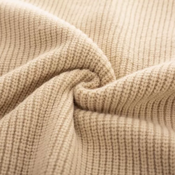 PJ PAUL JONES Men's Quarter Button Sweaters Casual Stand Collar Thermal Cable Knit Pullover Sweater