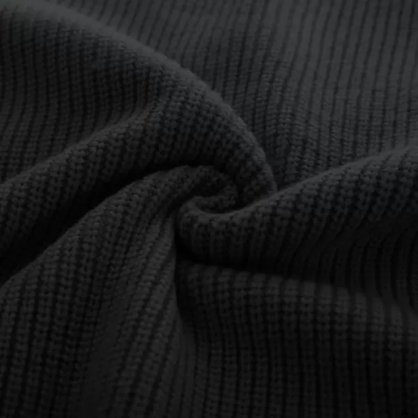 PJ PAUL JONES Men's Quarter Button Sweaters Casual Stand Collar Thermal Cable Knit Pullover Sweater