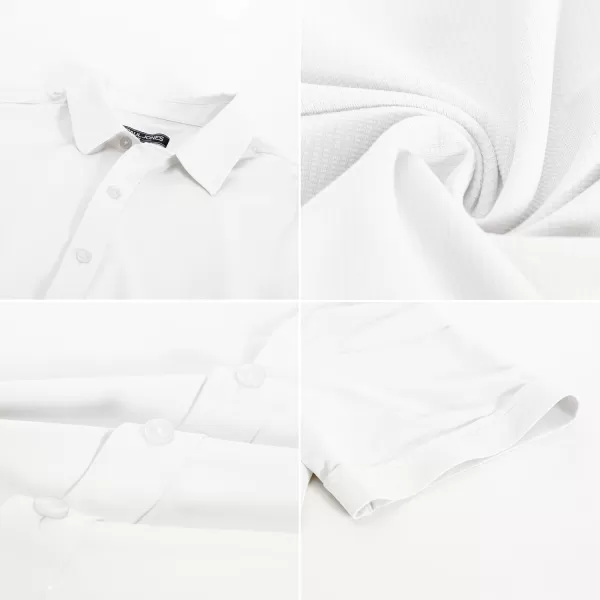 PJ PAUL JONES Mens Short Sleeve Casual Button Down Shirts 4-Way Stretch Travel Dress Shirt