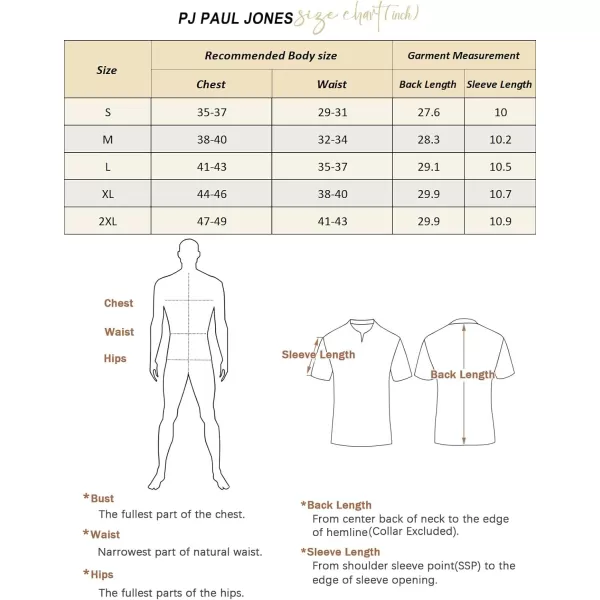 PJ PAUL JONES Mens Short Sleeve Knit Shirts Casual Button Down Polo Shirt Hollow Out Beach Shirt