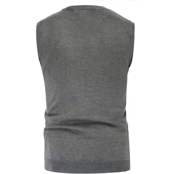 PJ PAUL JONES Men's Soft Argyle Sweater Vest Slim Fit V-Neck Knitted Pullover Vest