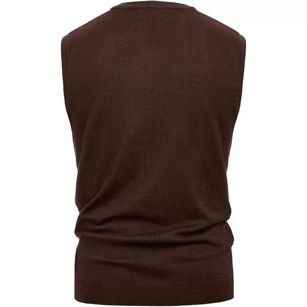 PJ PAUL JONES Men's Soft Argyle Sweater Vest Slim Fit V-Neck Knitted Pullover Vest