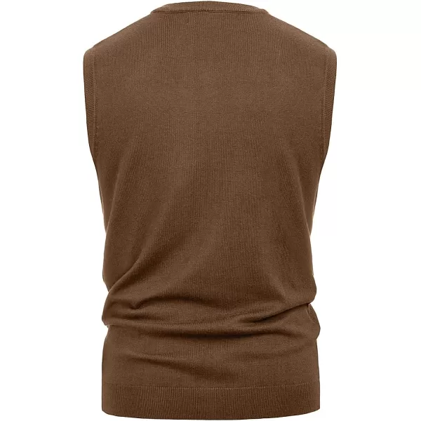 PJ PAUL JONES Men's Soft Argyle Sweater Vest Slim Fit V-Neck Knitted Pullover Vest