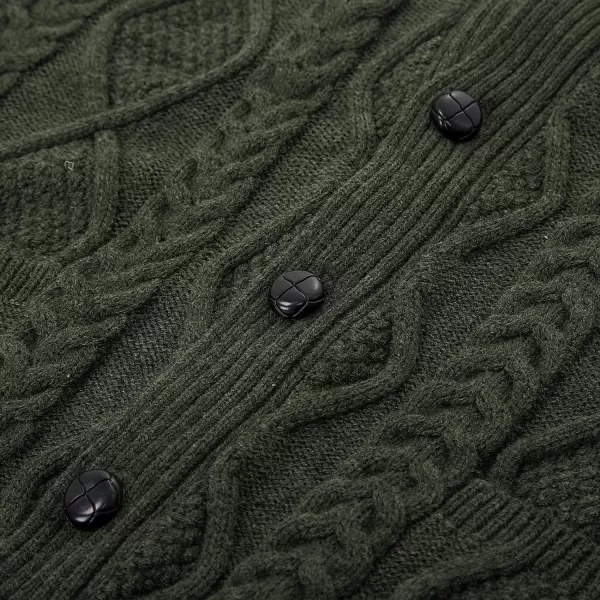 PJ PAUL JONES Men's Sweater Vest V-Neck Sleeveless Cable Knitted Cardigan Vest