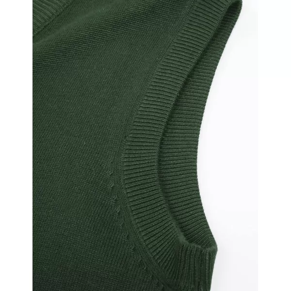 PJ PAUL JONES Mens V-Neck Knitted Sweater Vest Solid Plain Sleeveless Pullover Knitwear