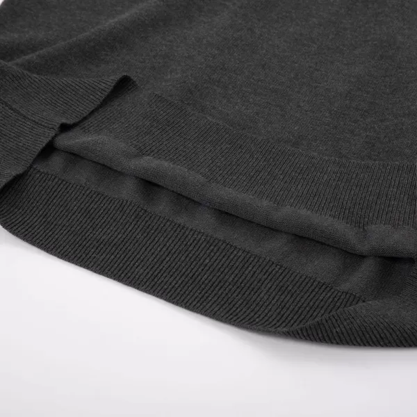 PJ PAUL JONES Mens V-Neck Knitted Sweater Vest Solid Plain Sleeveless Pullover Knitwear