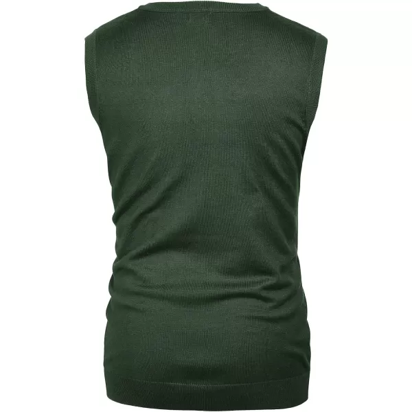 PJ PAUL JONES Mens V-Neck Knitted Sweater Vest Solid Plain Sleeveless Pullover Knitwear
