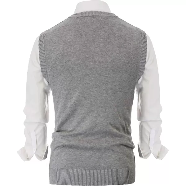 PJ PAUL JONES Men's V Neck Sweater Vest Cable Knitted Pullover Sweaters Vest