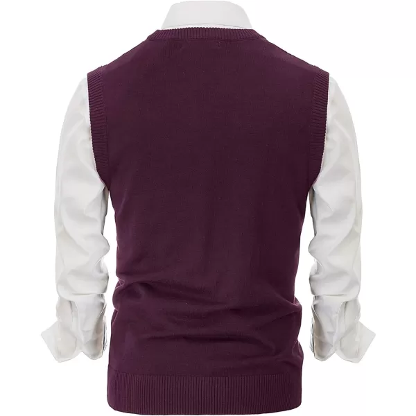 PJ PAUL JONES Men's V Neck Sweater Vest Cable Knitted Pullover Sweaters Vest