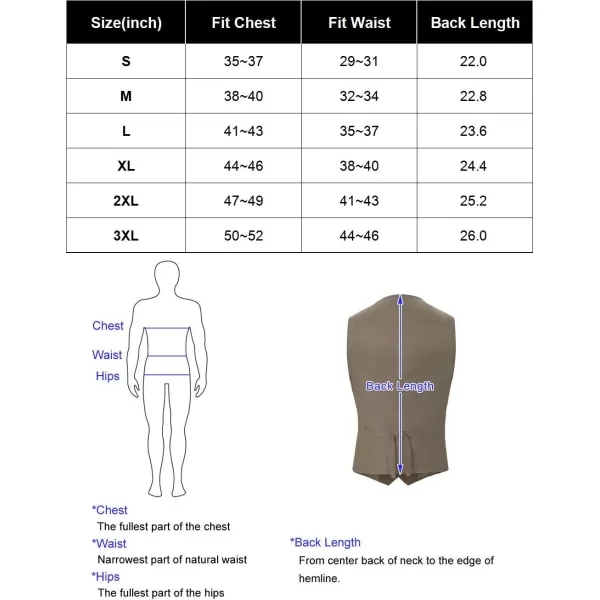 PJ PAUL JONES Men's Western Herringbone Tweed Suit Vest Wool Blend V Neck Slim Fit Waistcoat