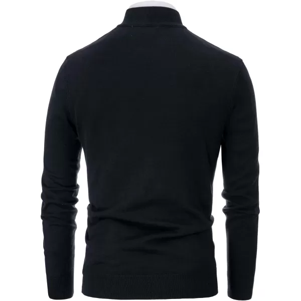 PJ Paul Jones Mens Casual 2-Way Zip Cardingan Sweater Stand Collar Full-Zip Sweater Jacket
