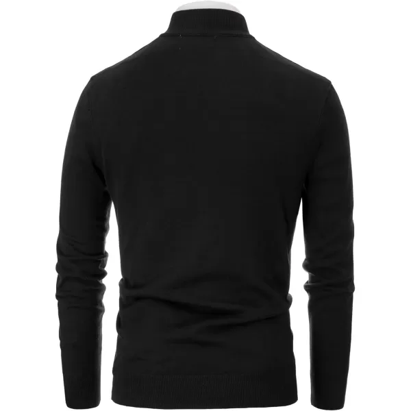 PJ Paul Jones Mens Casual 2-Way Zip Cardingan Sweater Stand Collar Full-Zip Sweater Jacket