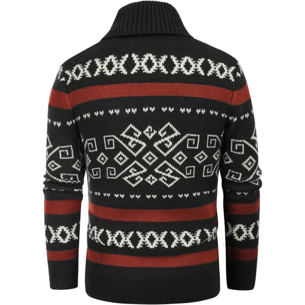 PJ Paul Jones Men's Casual Curling Sweater Cardigans Button Down Knitted Sweater