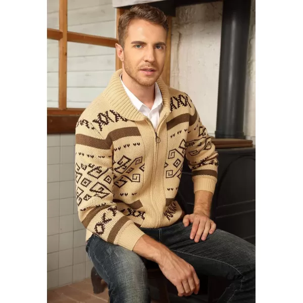 PJ Paul Jones Men's Casual Curling Sweater Cardigans Button Down Knitted Sweater