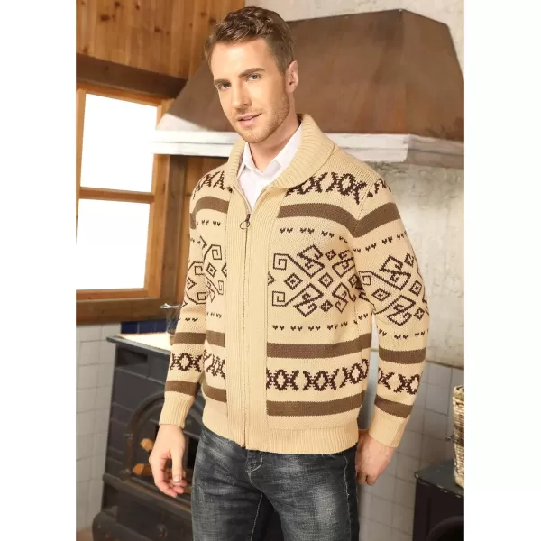 PJ Paul Jones Men's Casual Curling Sweater Cardigans Button Down Knitted Sweater