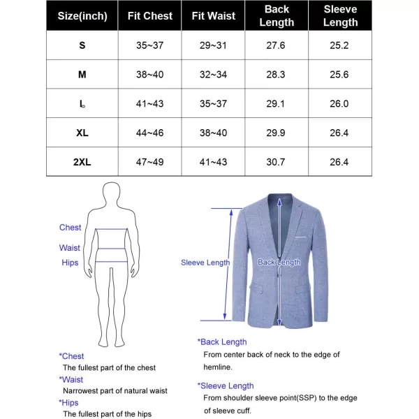 PJ Paul Jones Men's Casual One Button Suit Blazer Jacket Sport Coat
