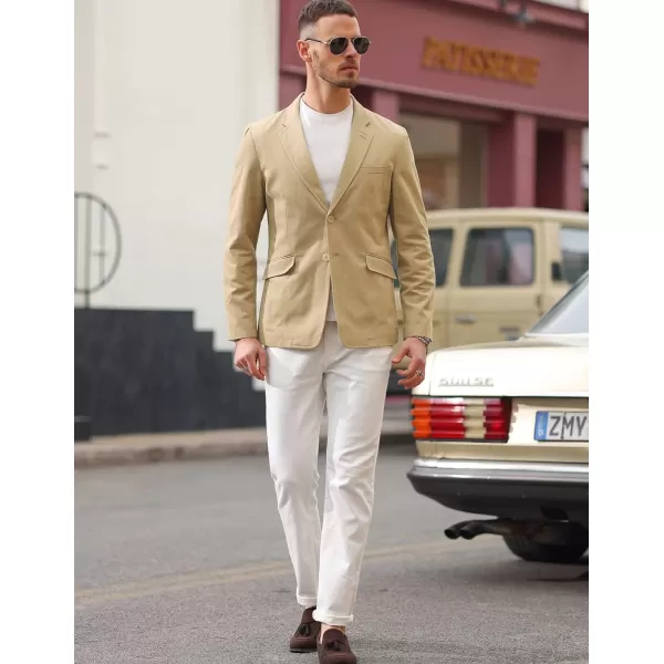 PJ Paul Jones Men's Cotton Twill Blazer Jacket Lightweight Casual Slim Fit Sport Coat