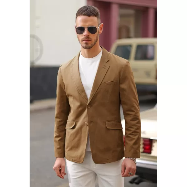 PJ Paul Jones Men's Cotton Twill Blazer Jacket Lightweight Casual Slim Fit Sport Coat