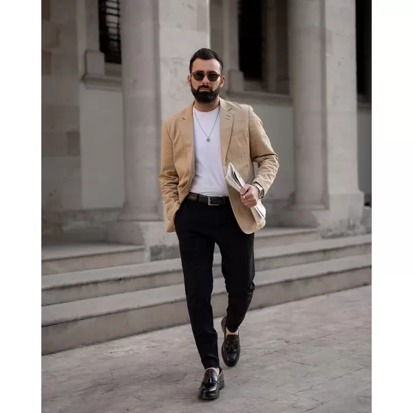 PJ Paul Jones Men's Cotton Twill Blazer Jacket Lightweight Casual Slim Fit Sport Coat