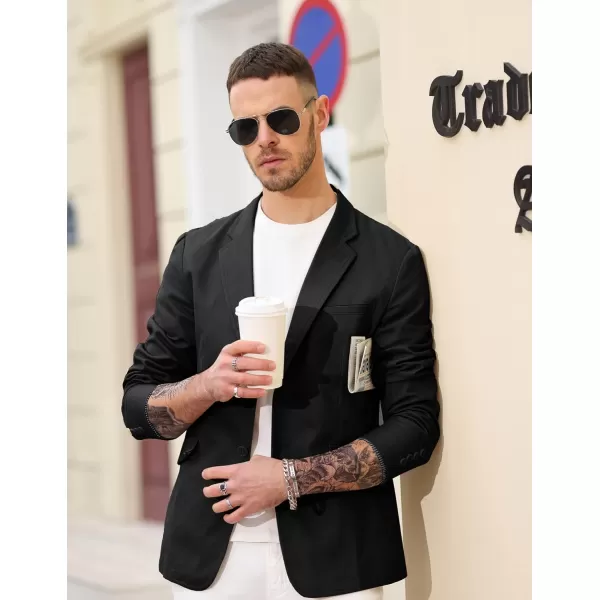 PJ Paul Jones Men's Cotton Twill Blazer Jacket Lightweight Casual Slim Fit Sport Coat