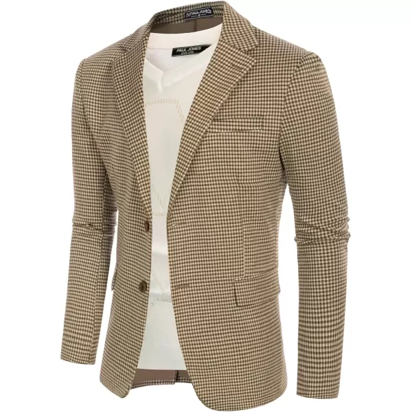 PJ Paul Jones Men's Herringbone Blazer Jacket Lightweight Casual Knit Sport Coat