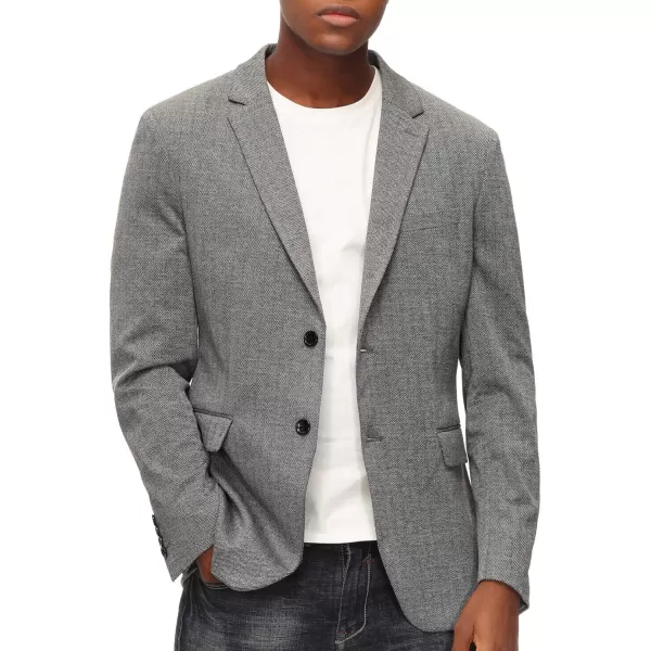 PJ Paul Jones Men's Herringbone Blazer Jacket Lightweight Casual Knit Sport Coat