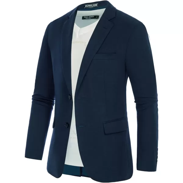 PJ Paul Jones Men's Herringbone Blazer Jacket Lightweight Casual Knit Sport Coat