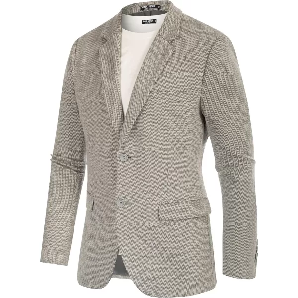 PJ Paul Jones Men's Herringbone Blazer Jacket Lightweight Casual Knit Sport Coat