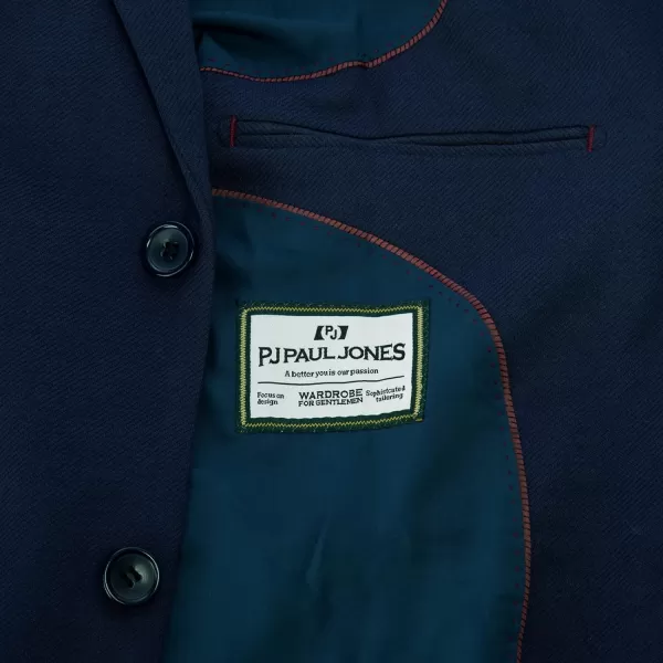 PJ Paul Jones Men's Herringbone Blazer Jacket Lightweight Casual Knit Sport Coat