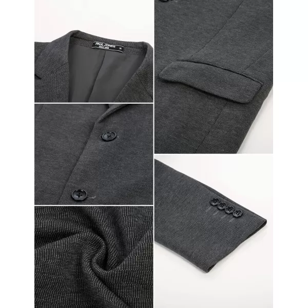 PJ Paul Jones Men's Herringbone Blazer Jacket Lightweight Casual Knit Sport Coat