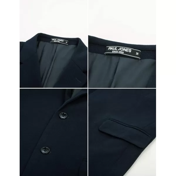 PJ Paul Jones Men's Herringbone Blazer Jacket Lightweight Casual Knit Sport Coat